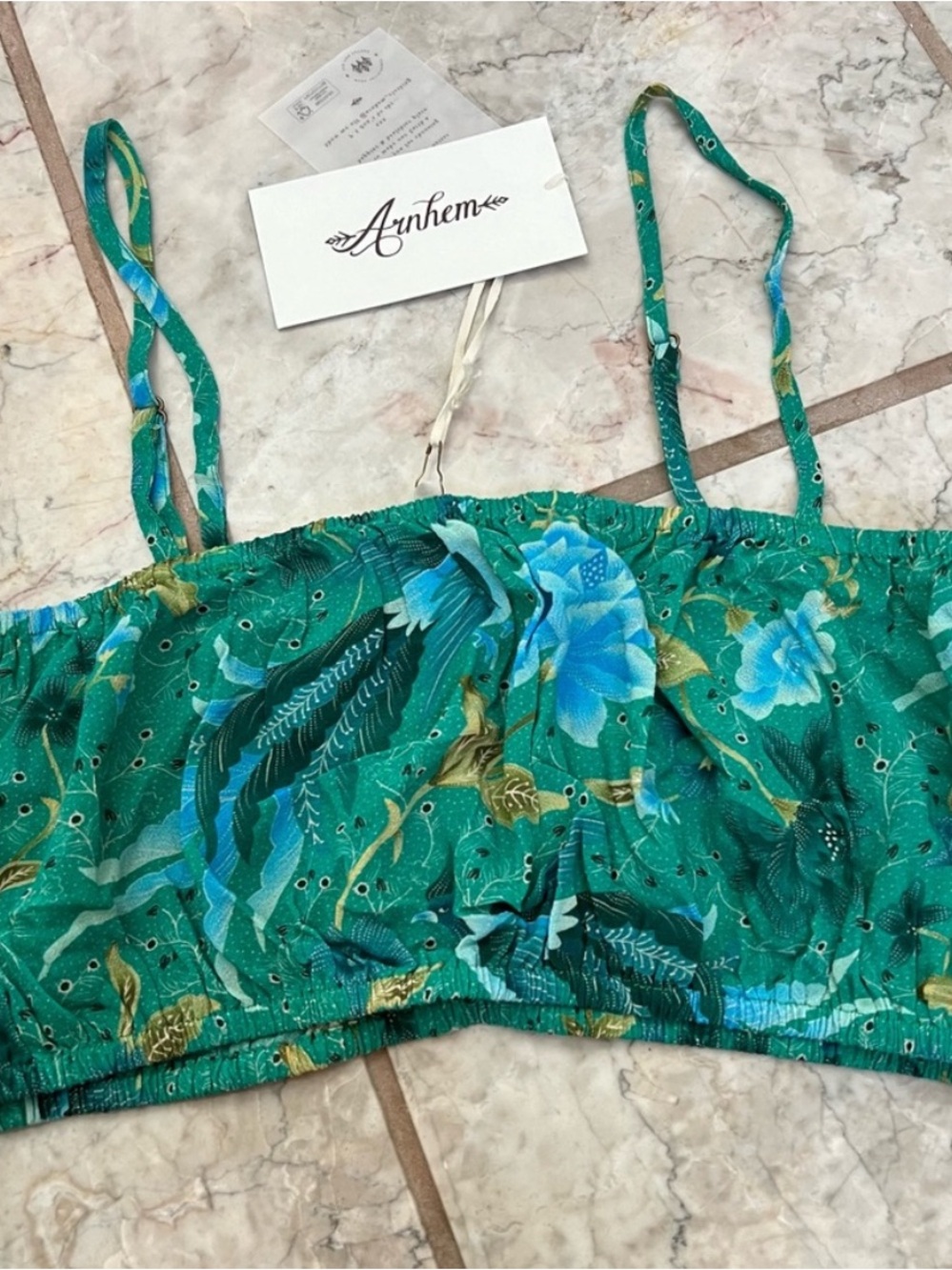Arnhem Llona Revive Bralette In Forest Size 8 NWT
